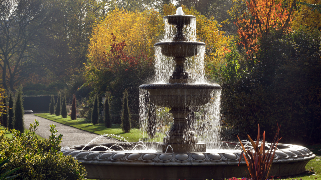 commercial water feature