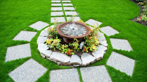 fountain to your backyard
