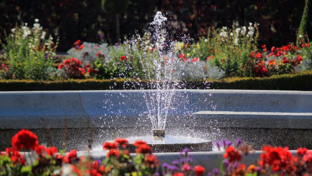 garden fountains in Orange County