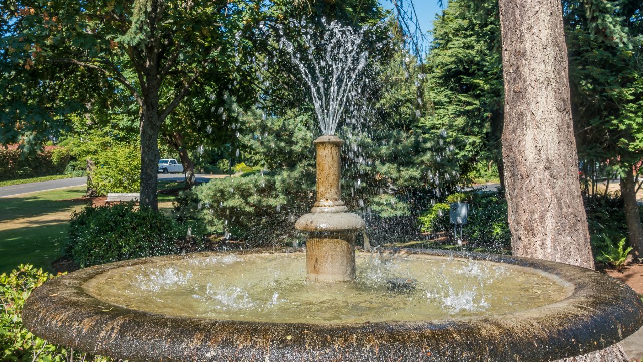 outdoor fountain