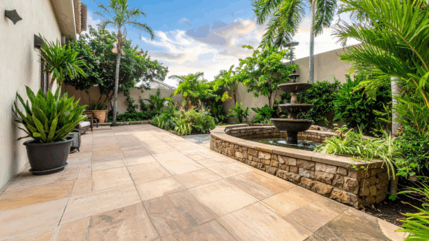 Proper outdoor fountain installation