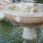 Outdoor water fountain maintenance tips